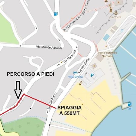 Casa Nadia A Pochi Passi Dal Mare Con Garage, Terrazza E Sala Giochi Lägenhet Numana Exteriör bild